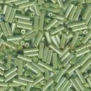 Trubièky 6 mm - zelené perle�ové